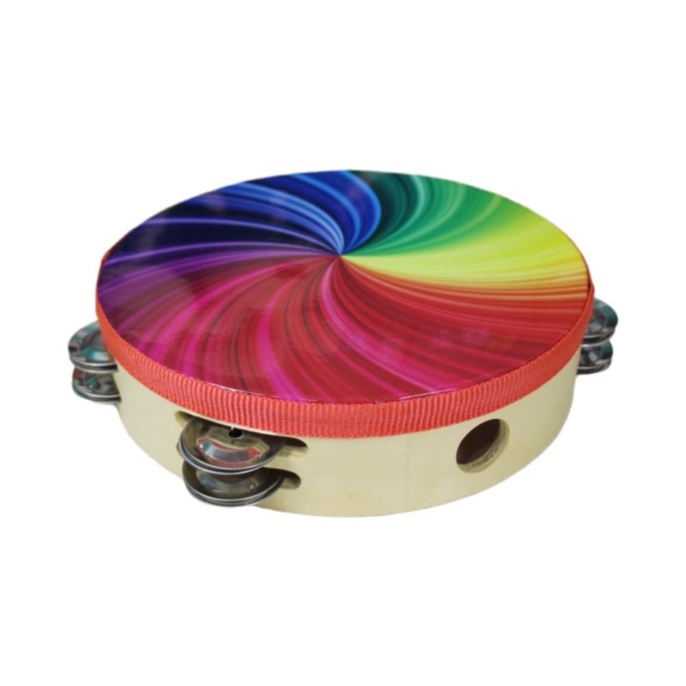 Musical Instrument Game - Double Row Jingles Hand Drum Dazzling
