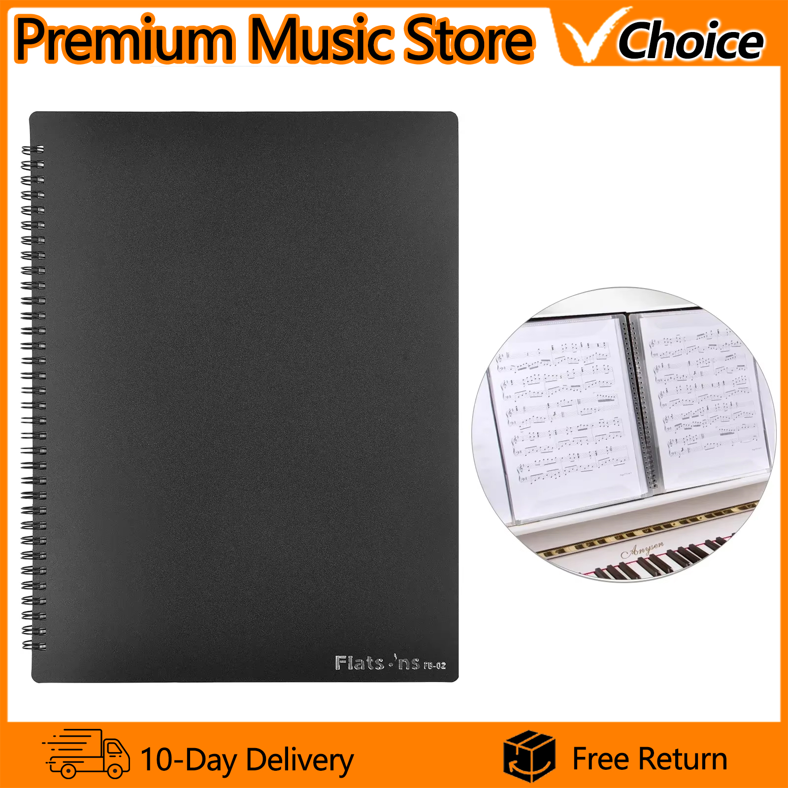 Musical Instruments List - Flatsons Music Score Holder A4 Size