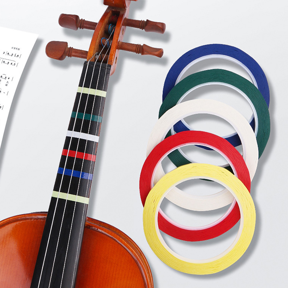 Musical Instrument Sign - 6 Pcs Violin Tape Fingerboard Stickers