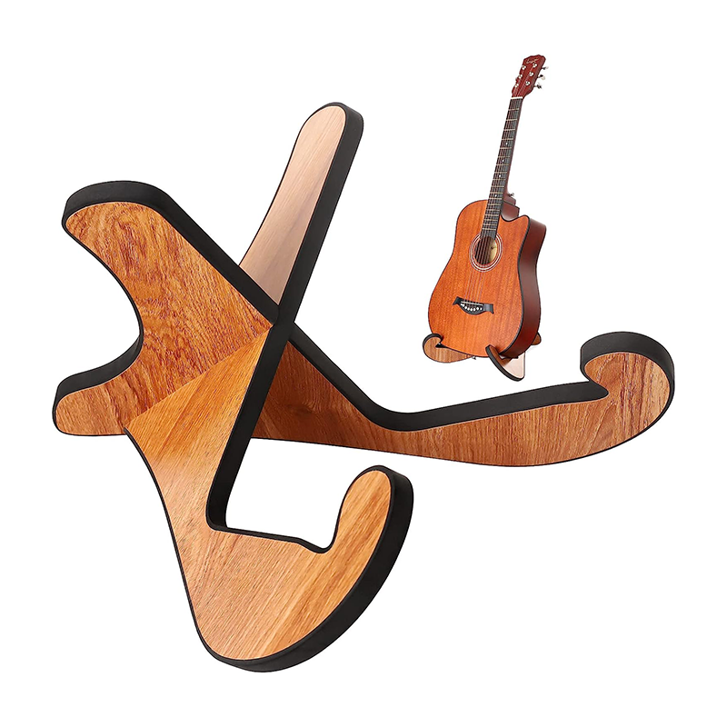 Acoustic Guitar Dreadnought - Wooden Guitar Stand X-shaped FrameDetachable Non-Slip