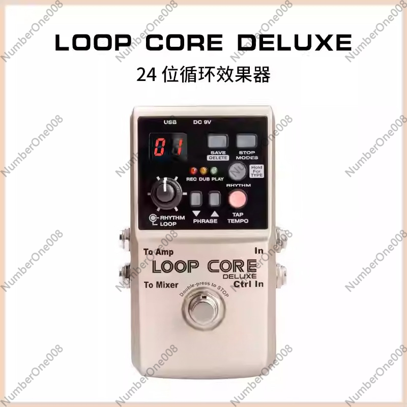 Acoustic Guitar Dreadnought - Nux Loop Core Deluxe Guitar Effect