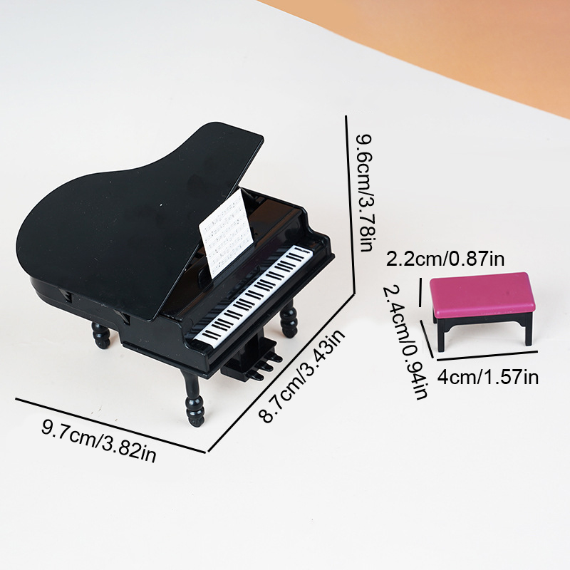 1:12 Dollhouse Miniature Piano - Musical Instrument Piano avis et prix