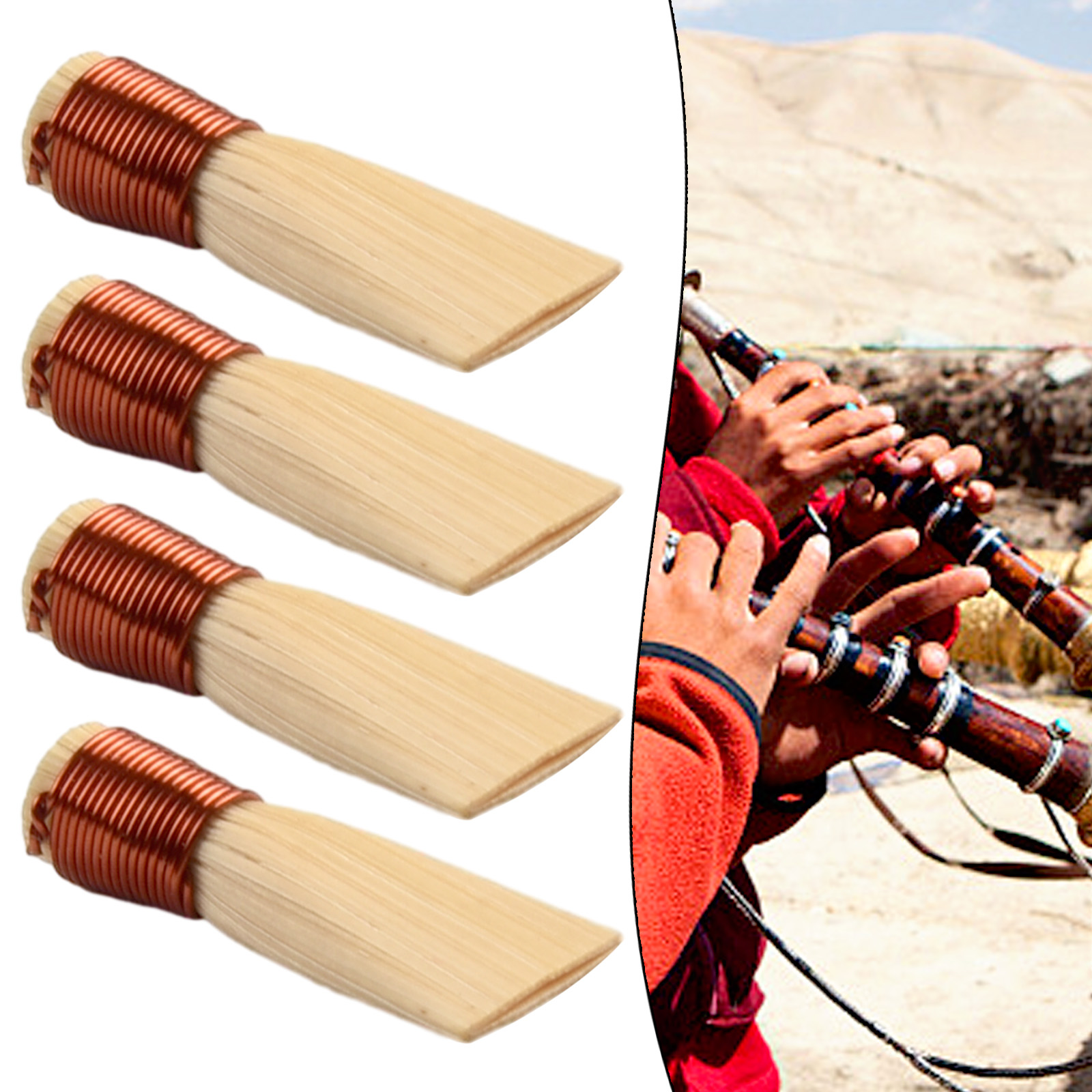 Set of 4 Suona Reed Whistles M - Musical Instrument Reed avis et prix