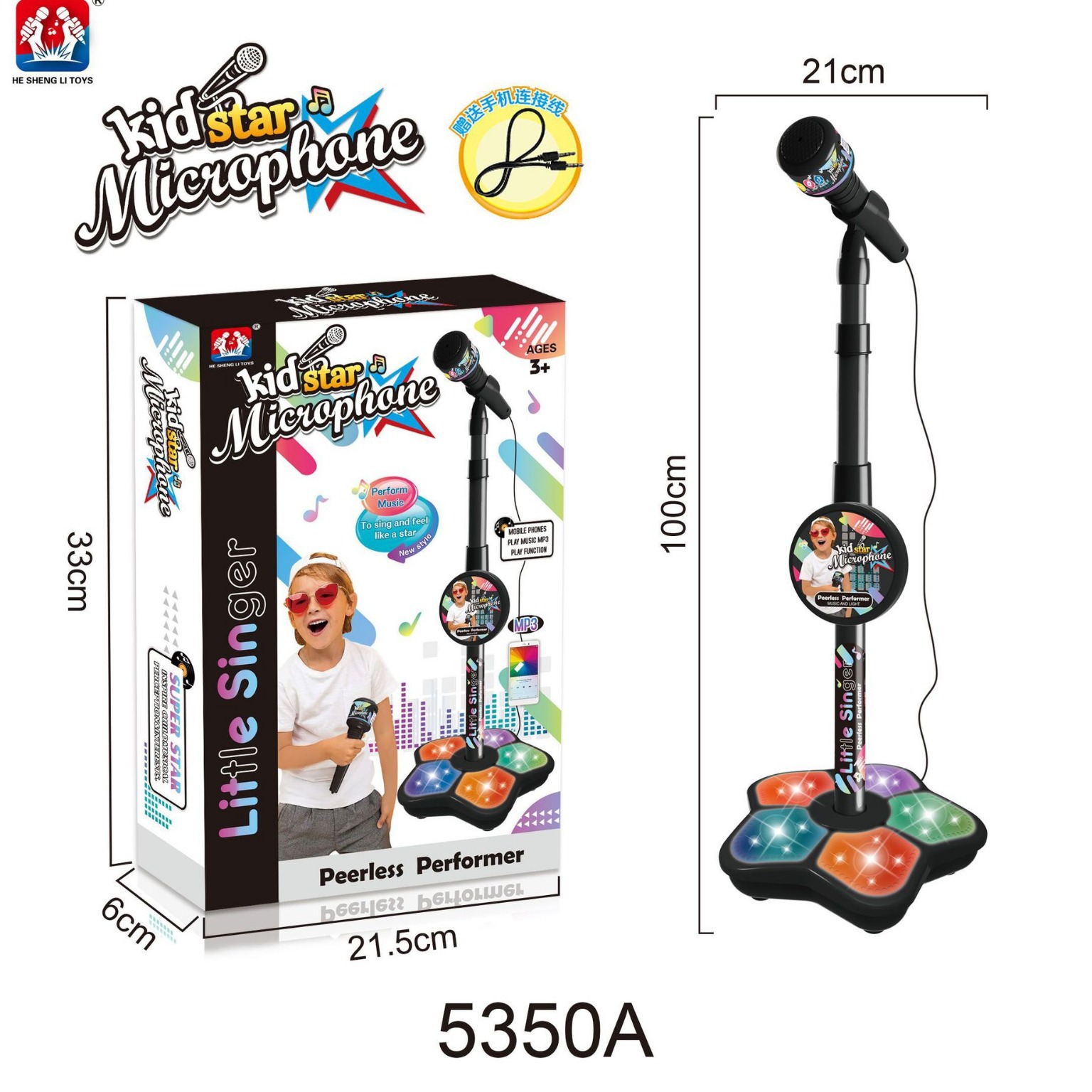 Kids Microphone with Stand, Ka - Musical Instrument Game avis et prix
