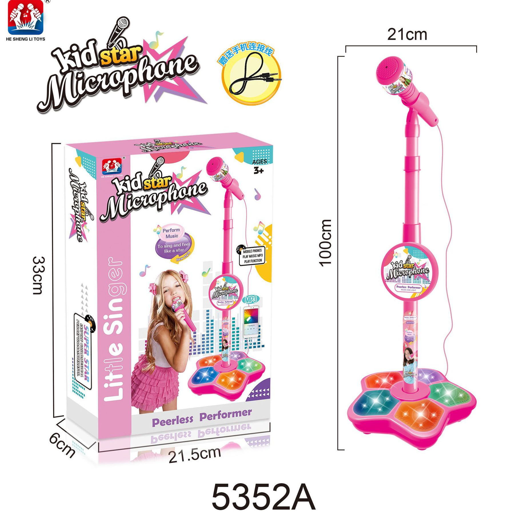 Kids Microphone with Stand, Ka - Musical Instrument Game avis et prix