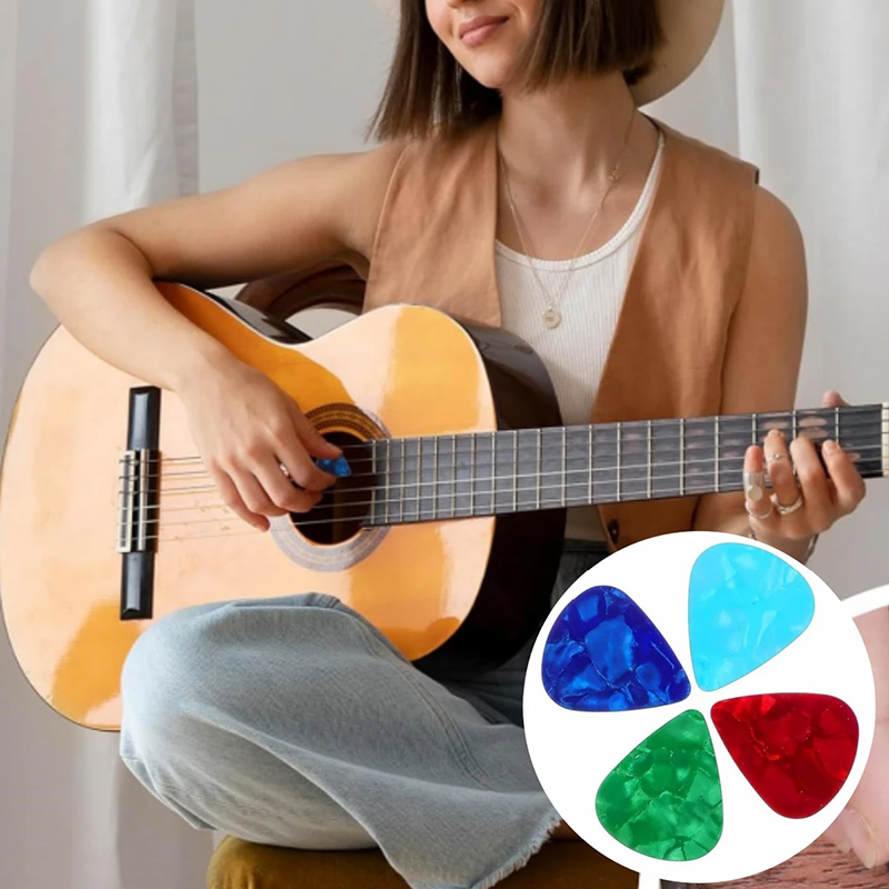 30/50pcs Celluloid Guitar Pick - Acoustic Guitar Dreadnought avis et prix