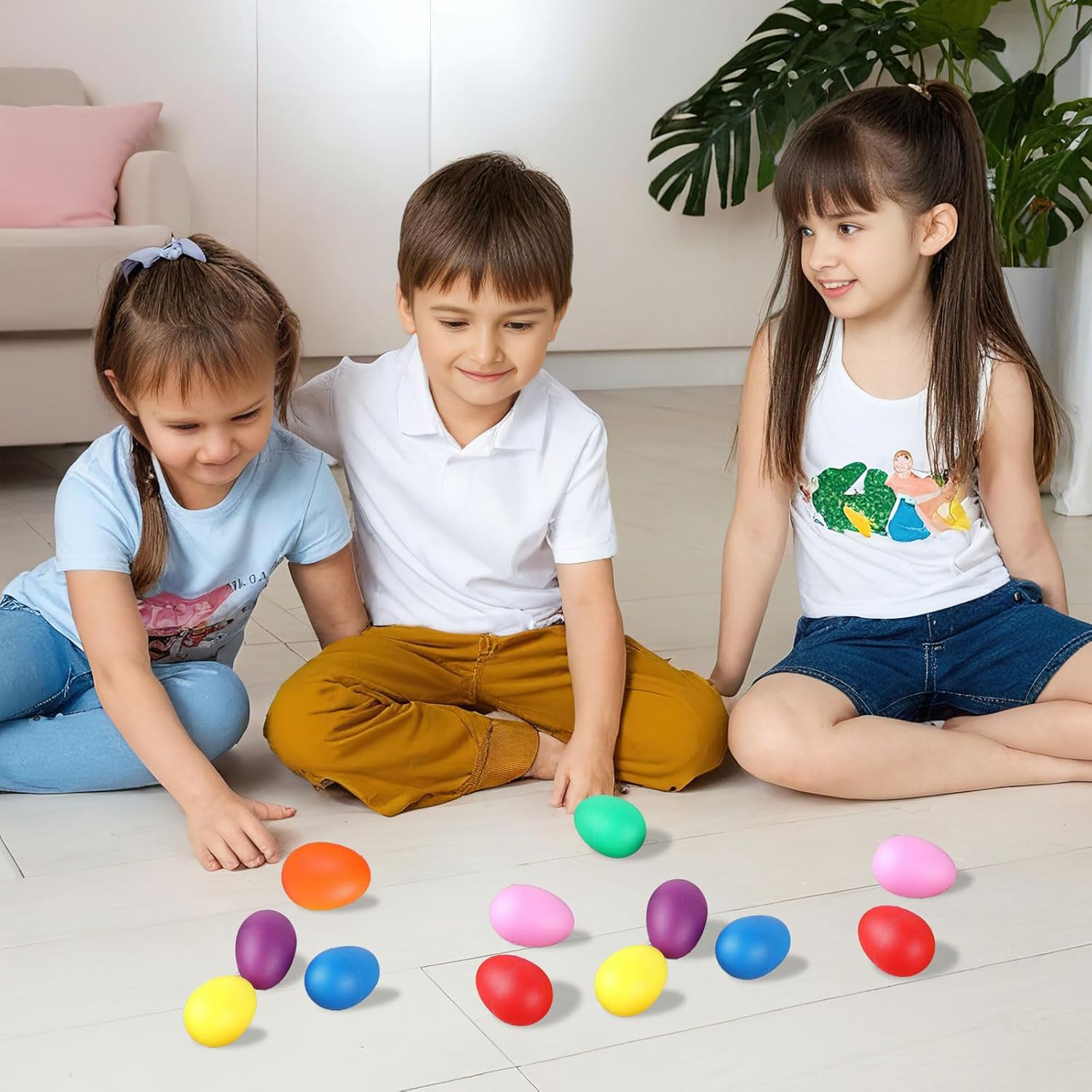 2Pcs Plastic Egg Shakers Percu - Musical Instrument Game avis et prix