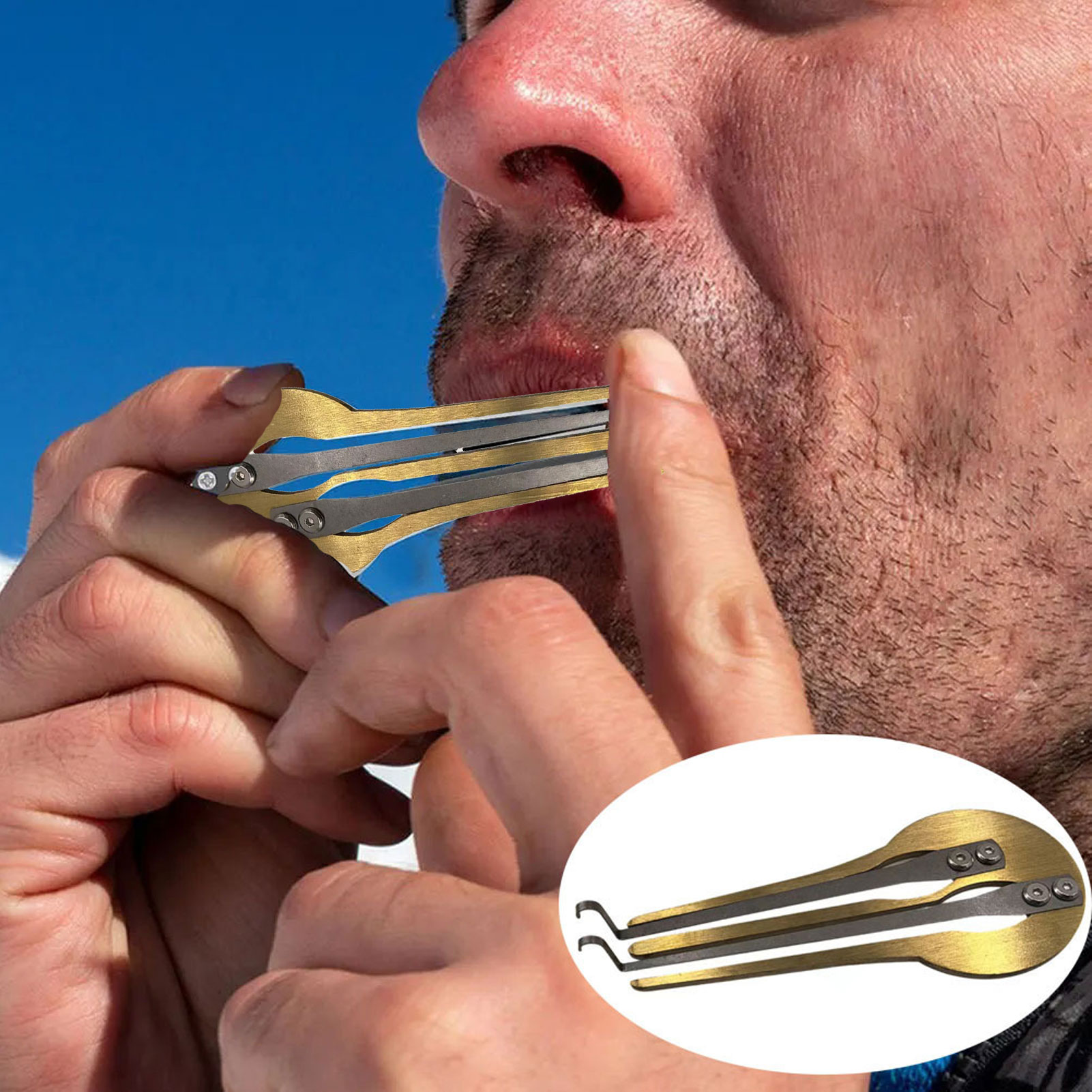 Jaw Harp Mouth Musical Instrum - Musical Instrument Reed avis et prix