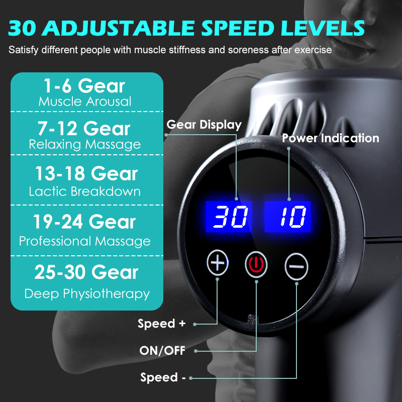 Fascial Massage Gun Electric P - Vibraslap Percussion avis et prix