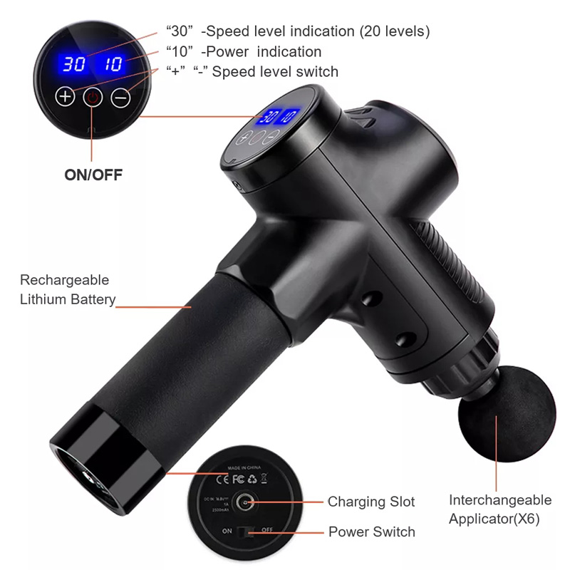 Fascial Massage Gun Electric P - Vibraslap Percussion avis et prix