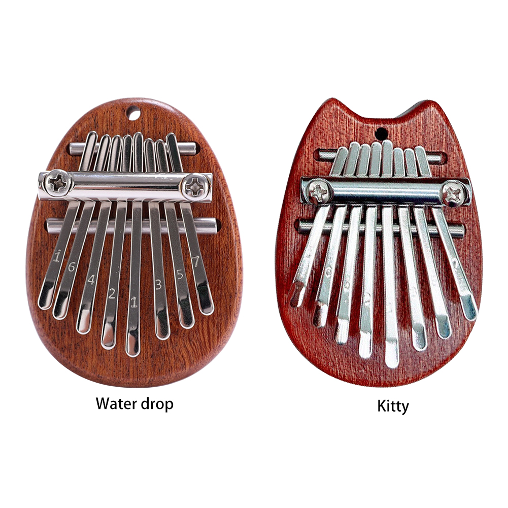 8 Keys Mini Kalimba Wooden Thu - Musical Instrument Piano avis et prix
