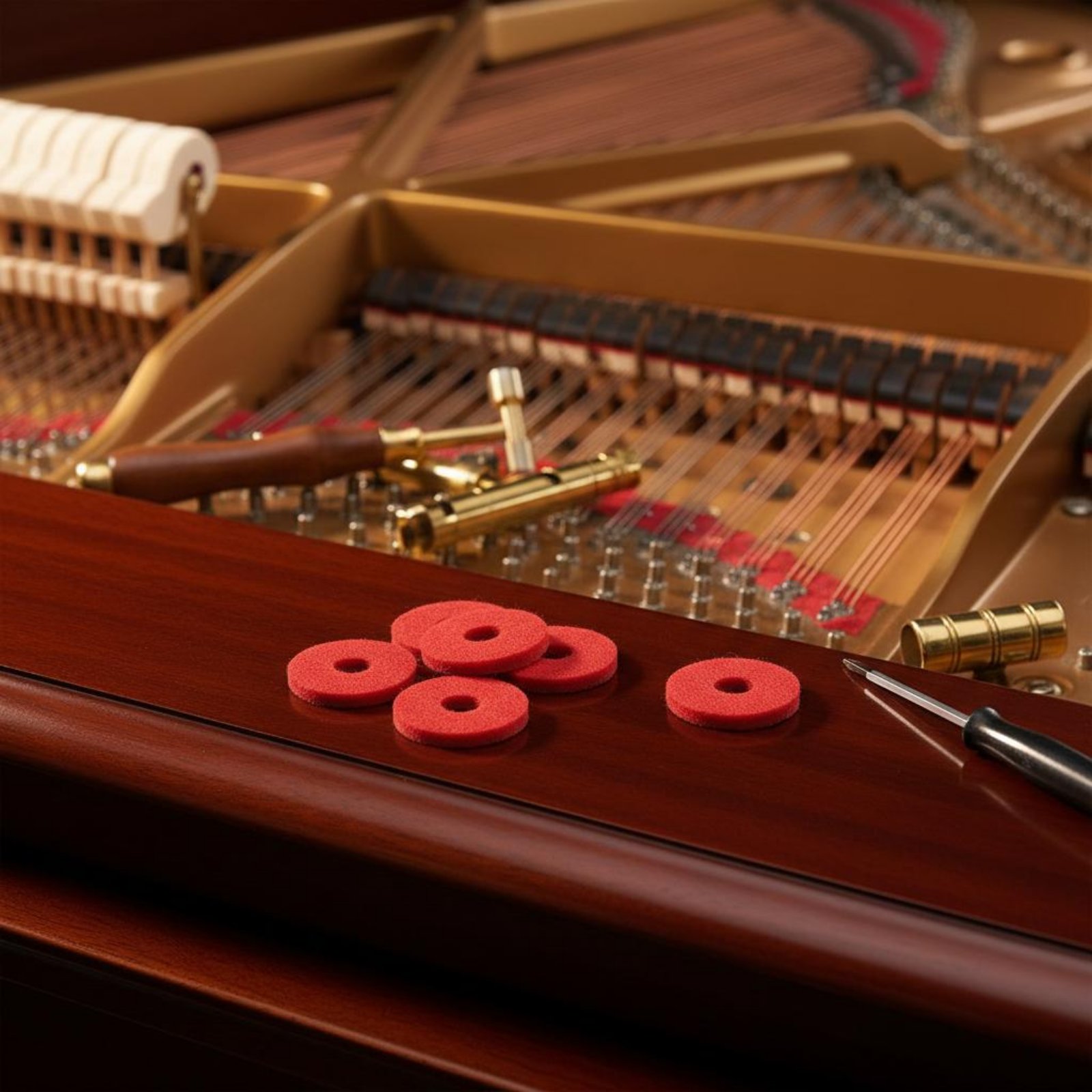 Red Piano Key Washer Small Rou - Musical Instrument Piano avis et prix