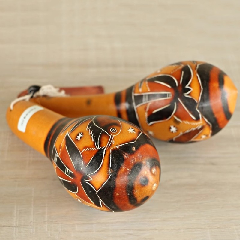 Africa Maraca Children Wooden  - Musical Instrument Of Africa avis et prix