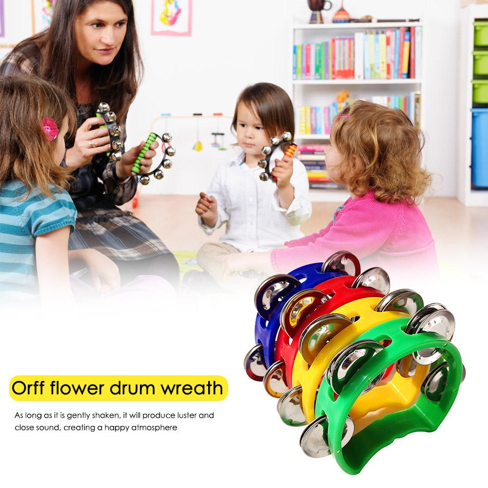 4pcs Tambourine Jingles Rattle - Musical Instrument Game avis et prix