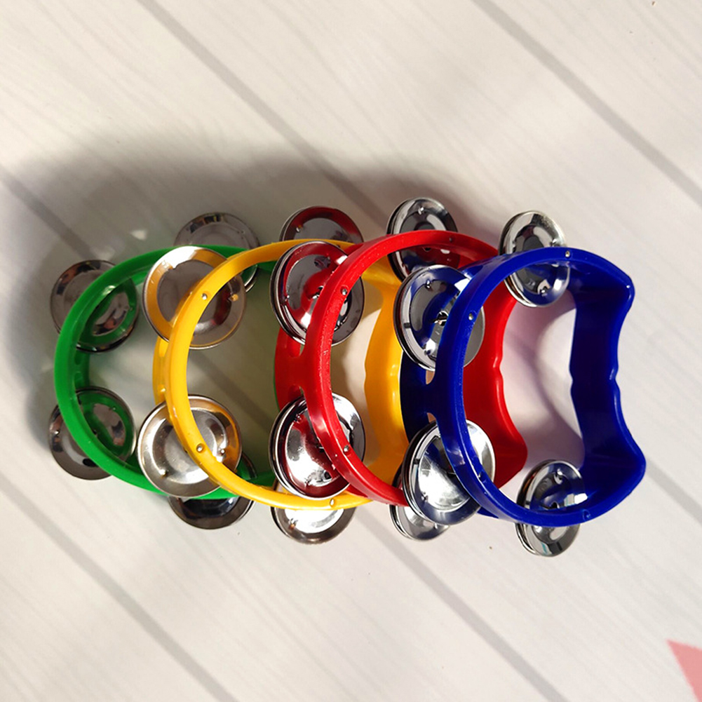 4pcs Tambourine Jingles Rattle - Musical Instrument Game avis et prix