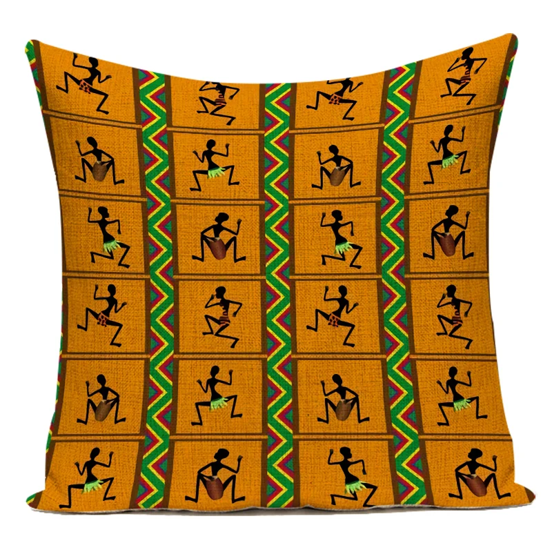 Retro African Woman Cushion Co - Musical Instrument Of Africa avis et prix