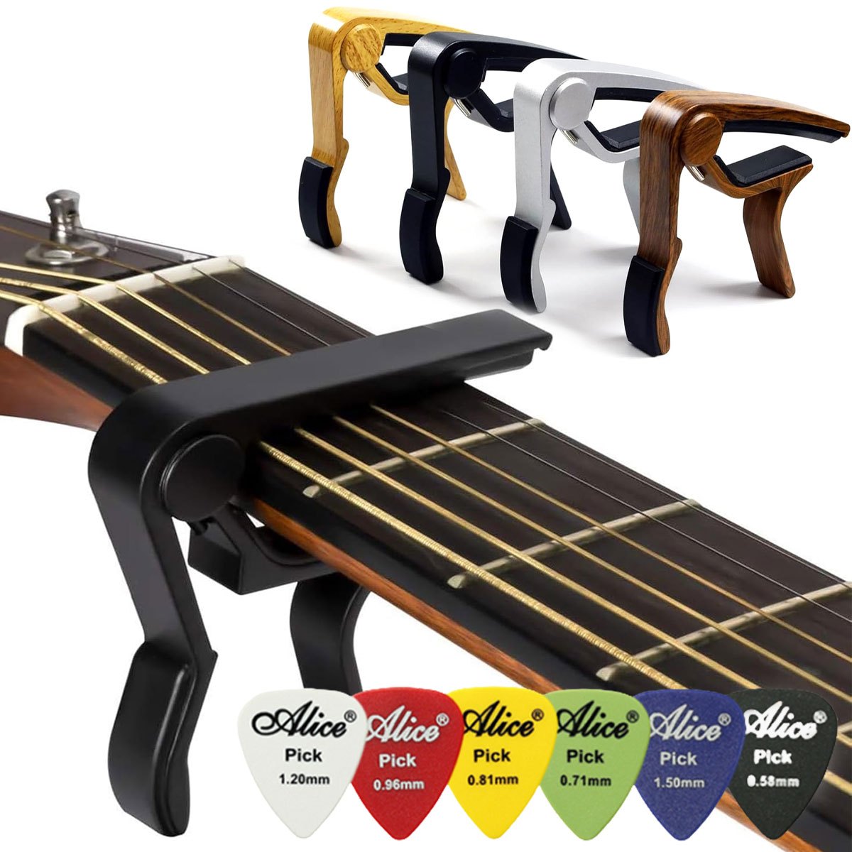 Black Alloy Quick Change Guita - Acoustic Guitar Dreadnought avis et prix