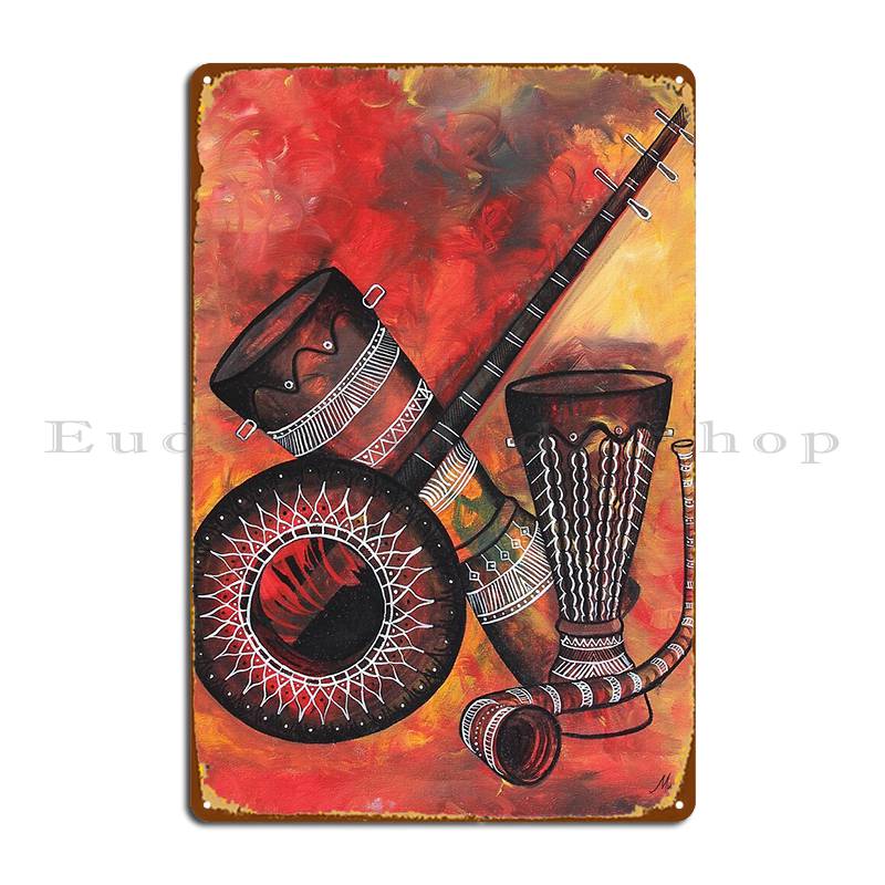 Music Instrument Metal Sign Ga - Musical Instrument Sign avis et prix