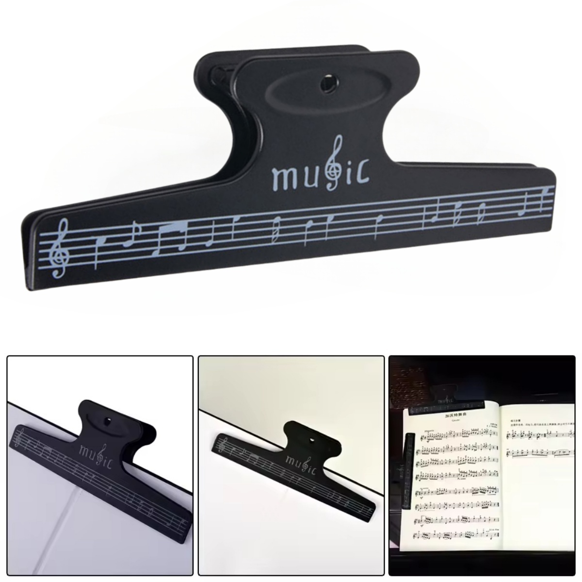 Sheet Music Clips Book Page No - Musical Instruments List avis et prix
