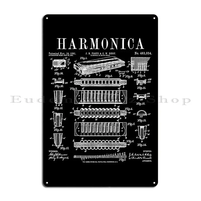 Harmonica Player Mouth Organ M - Musical Instrument Sign avis et prix