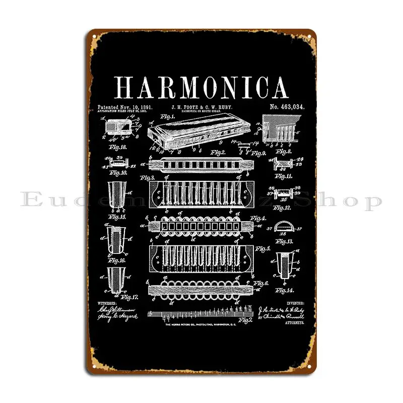 Harmonica Player Mouth Organ M - Musical Instrument Sign avis et prix