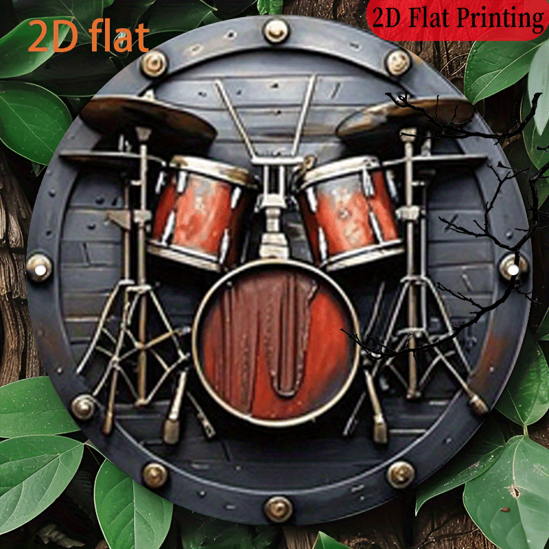 2D Flat, 1pc, 20.32x20.32 cm 2 - Musical Instrument Sign avis et prix