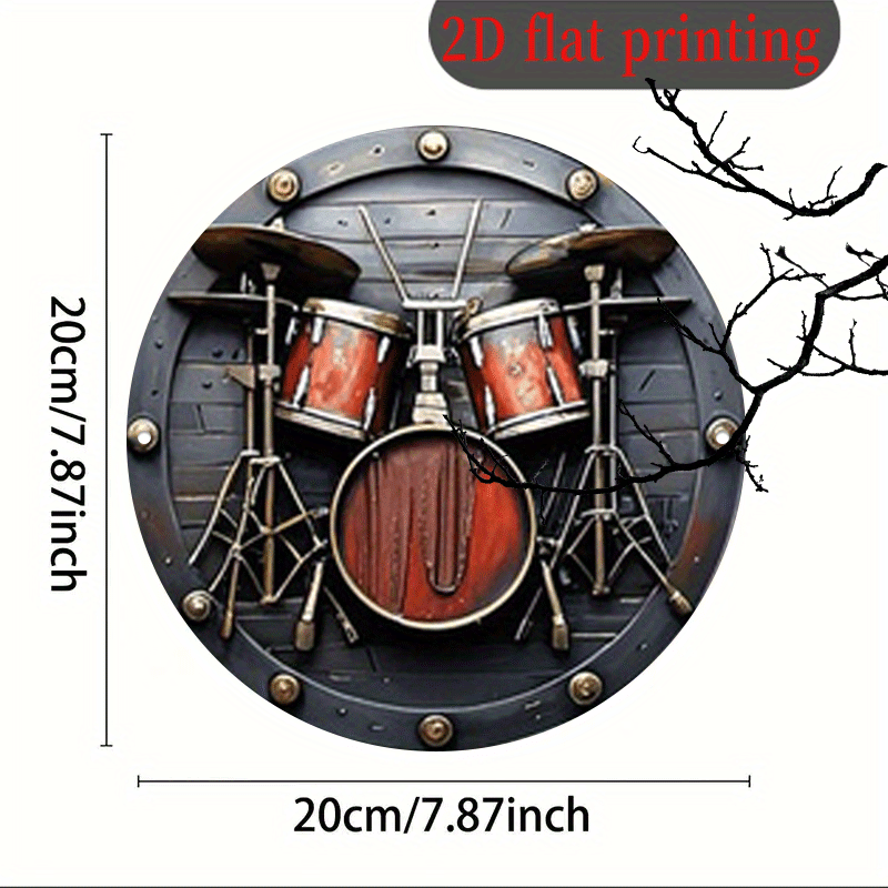 2D Flat, 1pc, 20.32x20.32 cm 2 - Musical Instrument Sign avis et prix