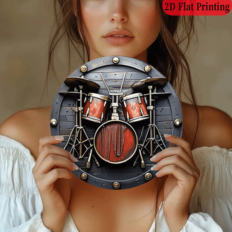 2D Flat, 1pc, 20.32x20.32 cm 2 - Musical Instrument Sign avis et prix