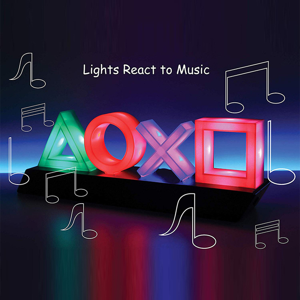Colorful Game Icon Lamp for PS - Musical Instrument Sign avis et prix