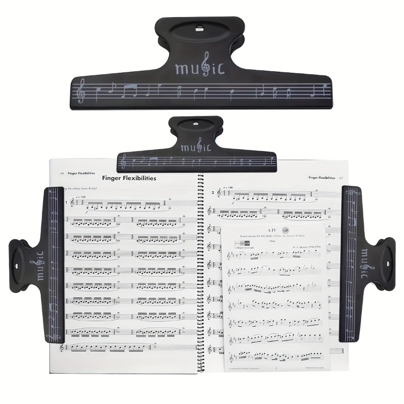 Sheet Music Clip Stationery Fo - Musical Instruments List avis et prix