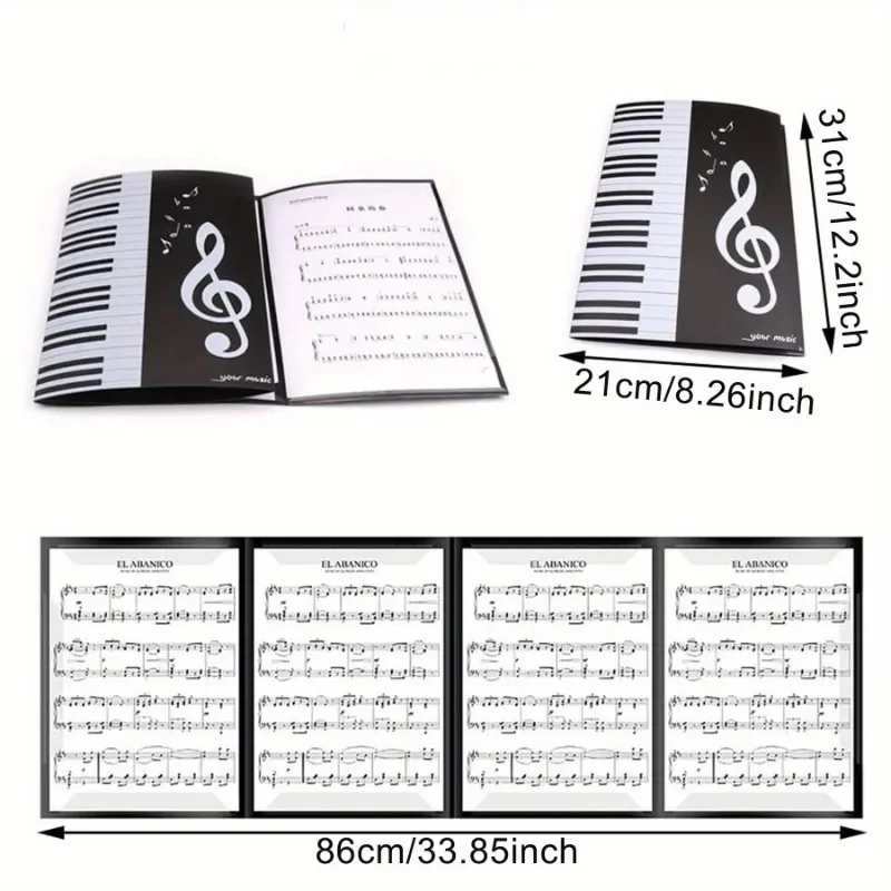 4 Pages Expand Music Folder A4 - Musical Instruments List avis et prix