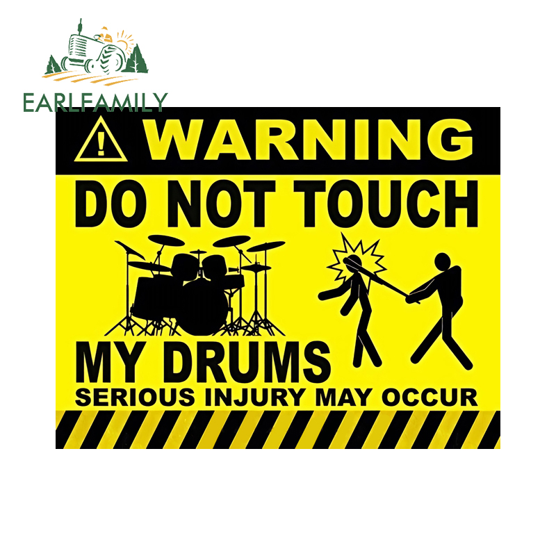 EARLFAMILY Do Not Touch My Dru - Musical Instrument Sign avis et prix