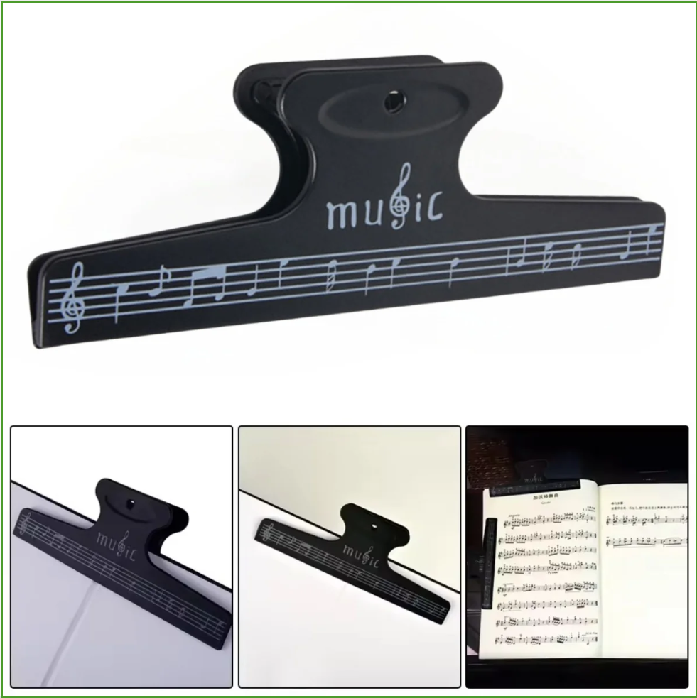 Sheet Music Clips Book Page No - Musical Instruments List avis et prix