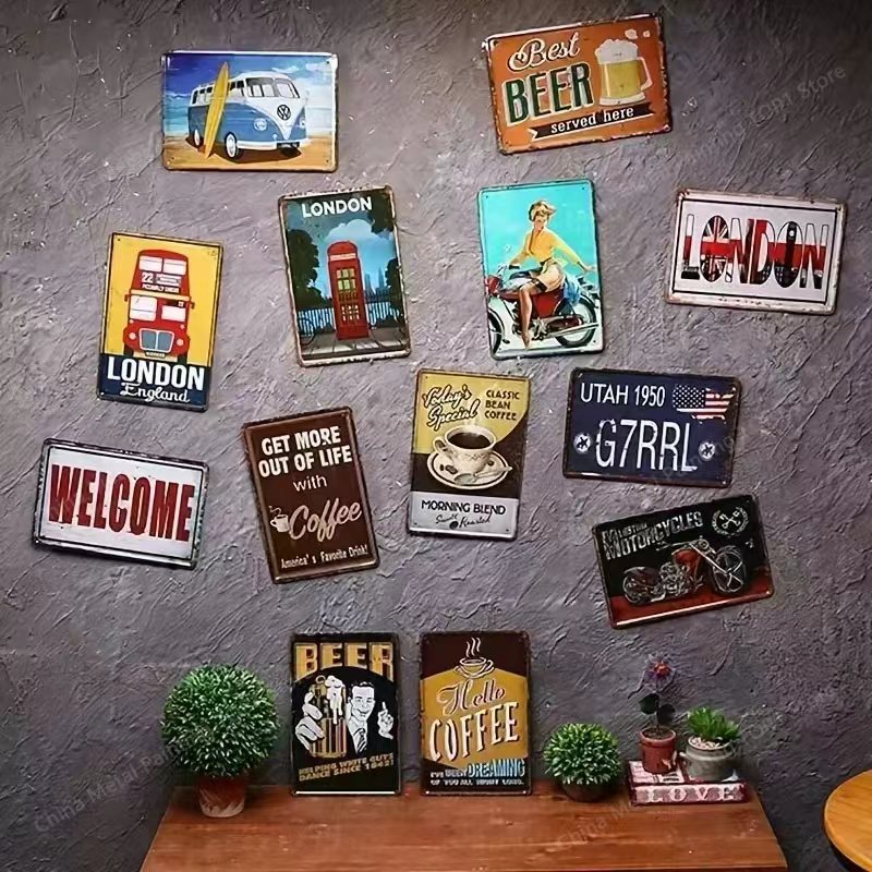 AC DC Vintage Heavy Metal Musi - Musical Instrument Sign avis et prix