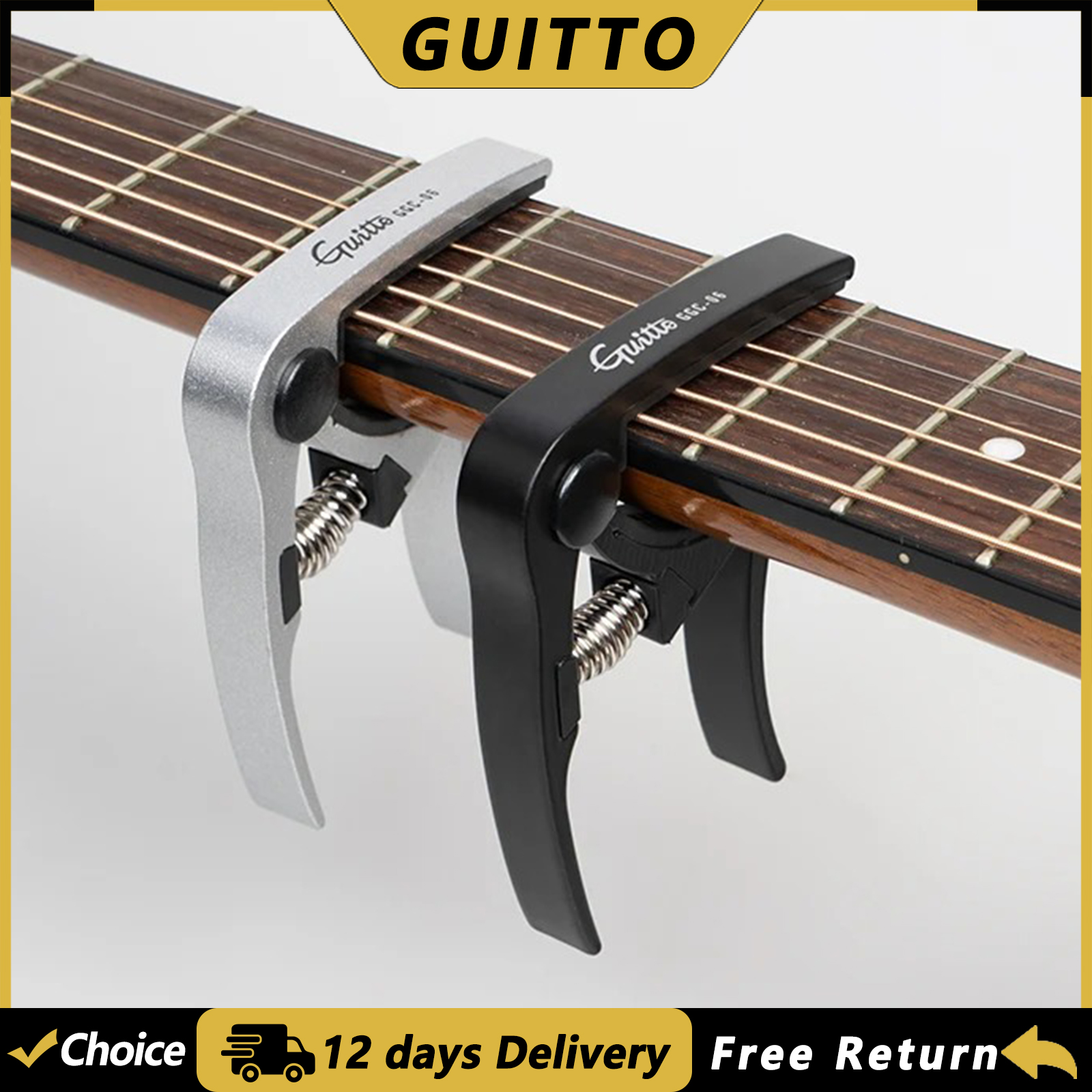 GUITTO GGC-06 Aluminum Alloy G - Acoustic Guitar Dreadnought avis et prix