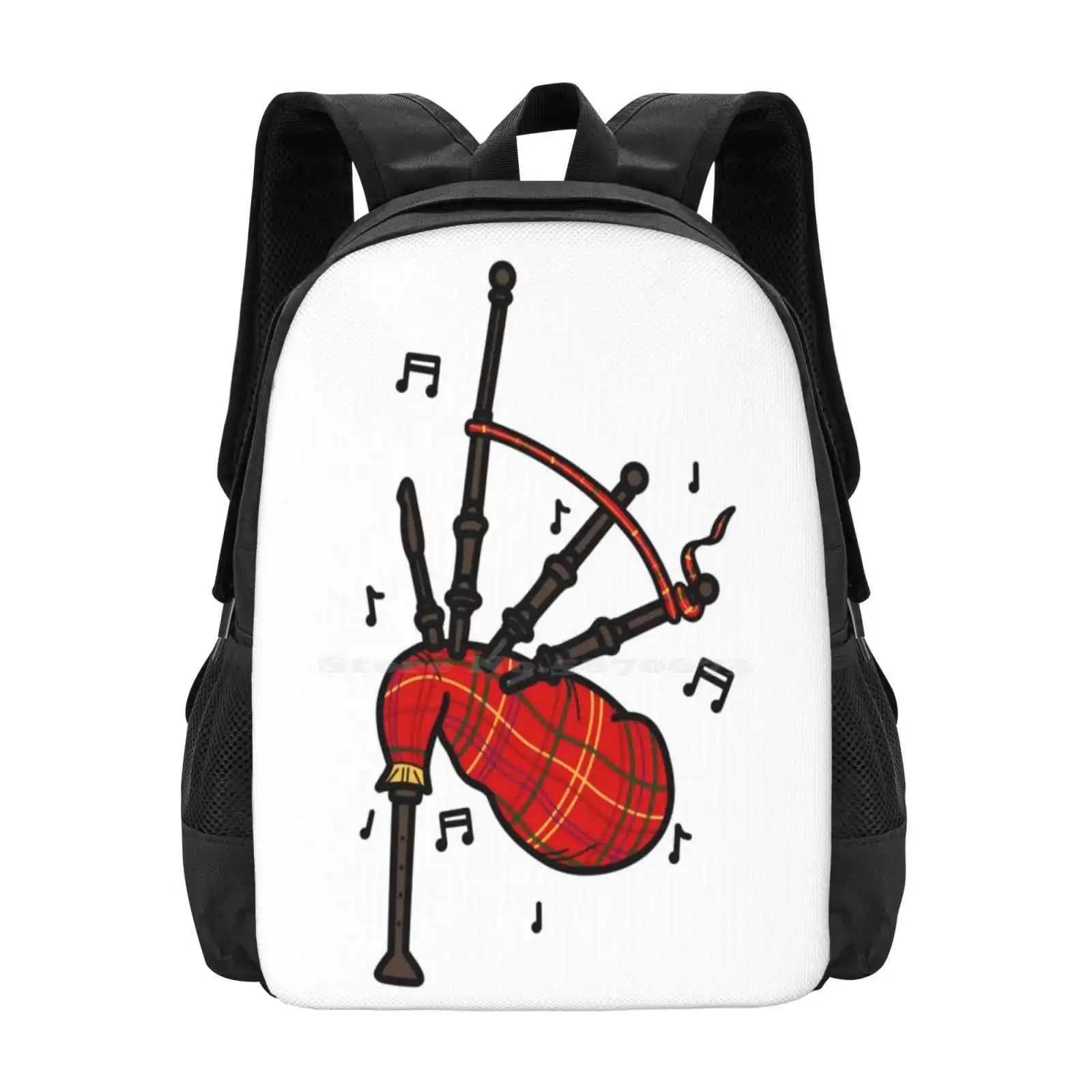 Bagpipes Pattern Design Bag St - Musical Instrument Of Scotland avis et prix