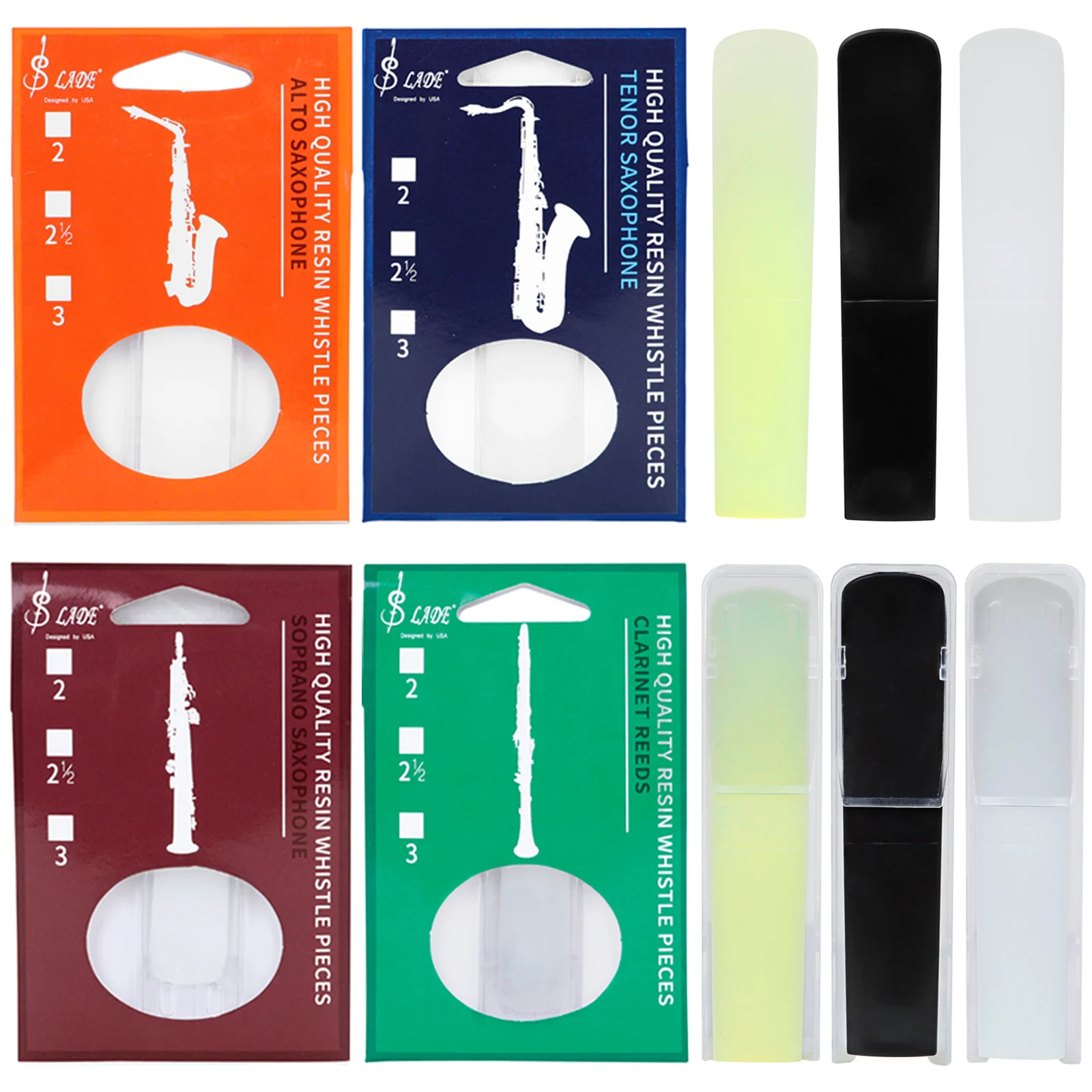SLADE 2.5 Saxophone Resin Reed - Musical Instrument Reed avis et prix