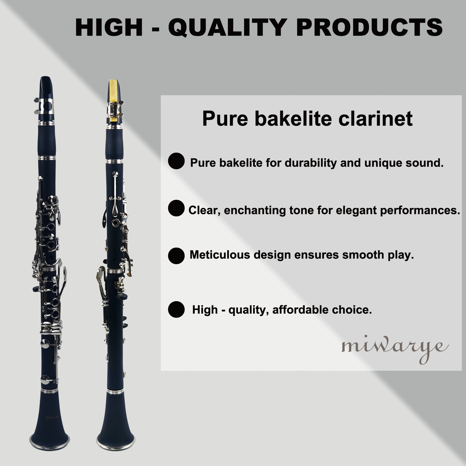 Miwayer Clarinet 17 Keys Bakel - Musical Instrument Reed avis et prix